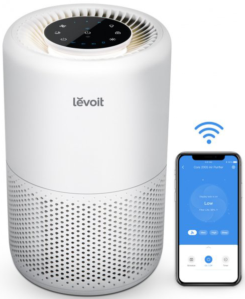 Очиститель воздуха Levoit Smart Air Purifier Core 200S White цена 6499.00 грн - фотография 2