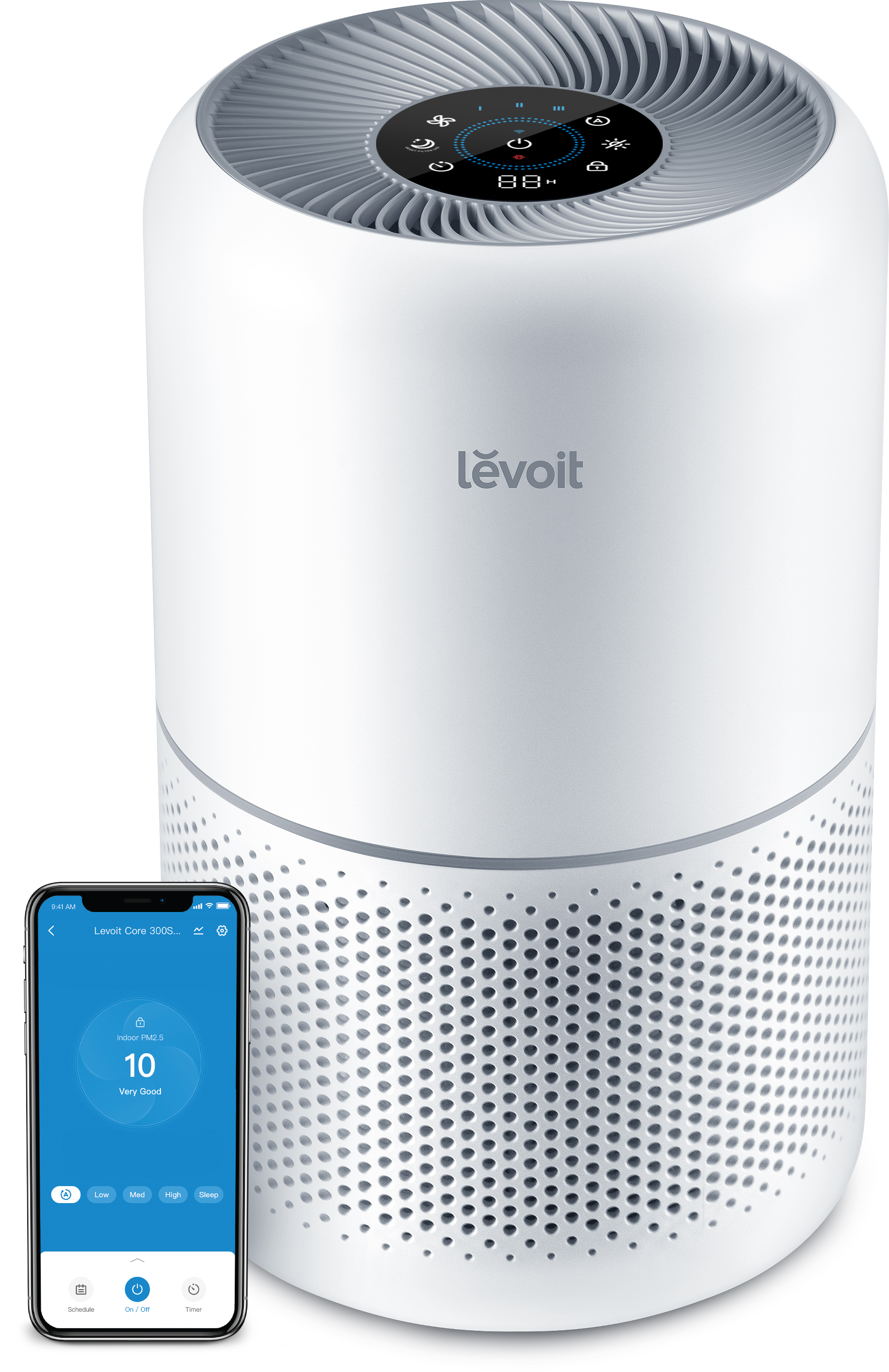 Очищувач повітря від запахів Levoit Smart Air Purifier Core 300S White