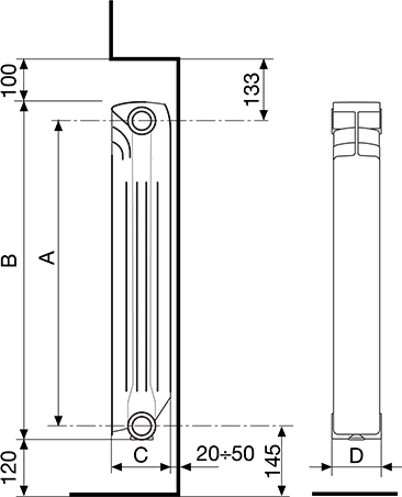 Радиатор для отопления Nova Florida Extrathermserir Super B4 500/100 (8 секций) отзывы - изображения 5