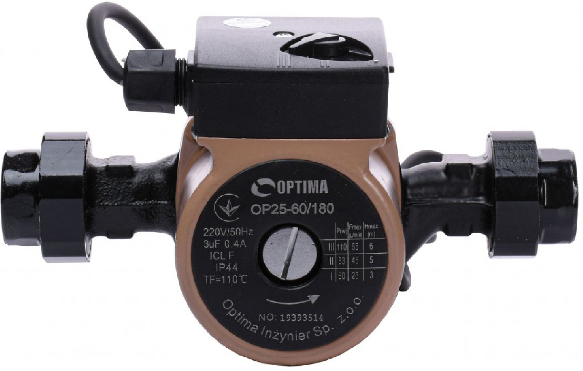 Циркуляционный насос Optima OP25-60 180 в интернет-магазине, главное фото