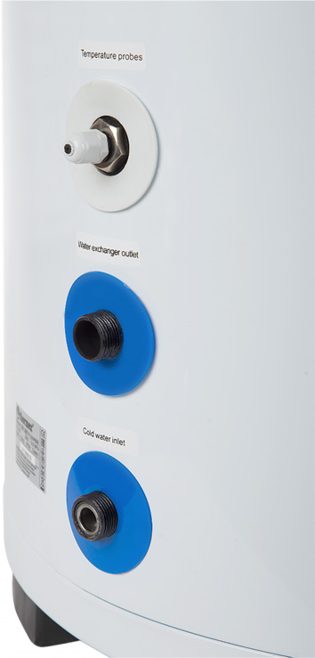 Комбінований водонагрівач Thermex ER 100 V combi зовнішній вигляд - фото 9