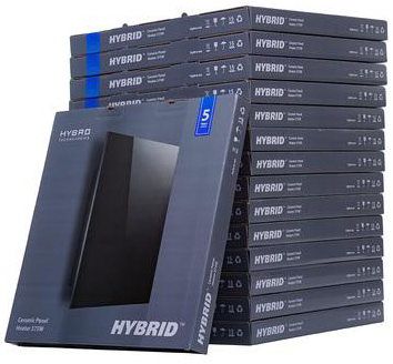 Панельний обігрівач Hybrid 375 black ціна 2090.00 грн - фотографія 2