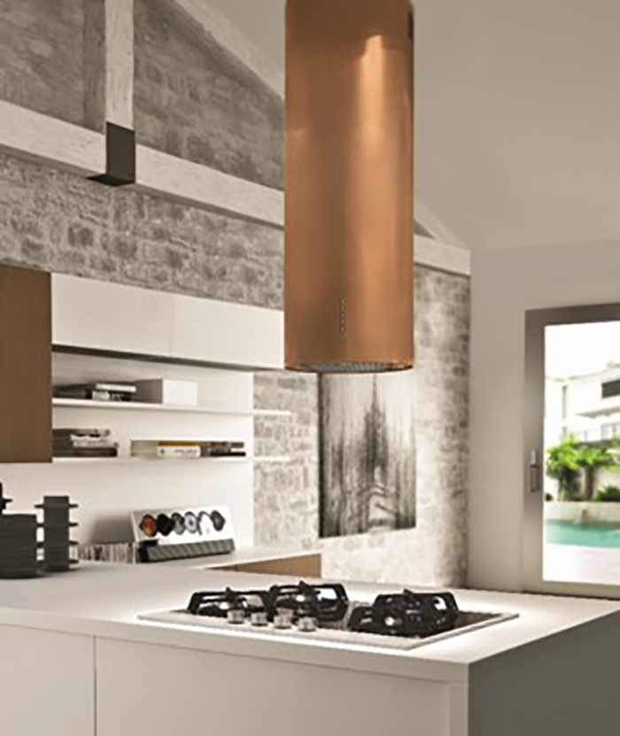 Кухонная вытяжка Falmec Design Polar Copper Isola 35 Rame 
