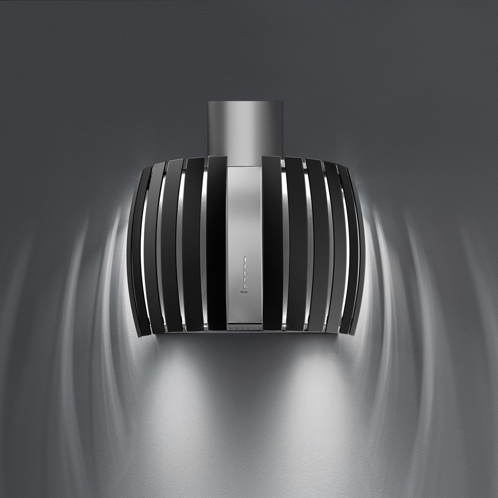 Кухонная вытяжка Falmec Design+ Prestige 75 Isola Glass Black цена 72800 грн - фотография 2