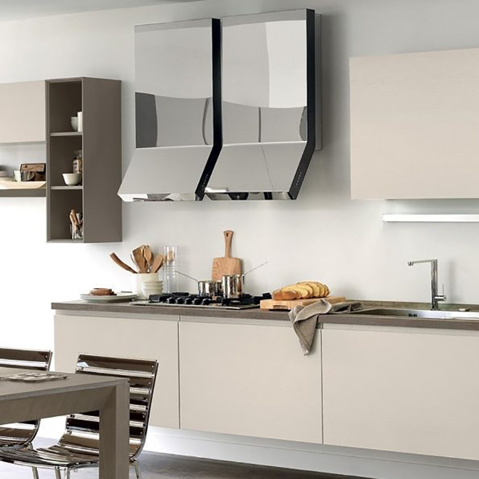 Кухонна витяжка Falmec Design+ Rialto 55 H 1000 Inox ціна 41800 грн - фотографія 2