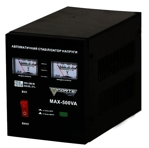 Стабілізатор для комп'ютера Forte MAX-500VA NEW