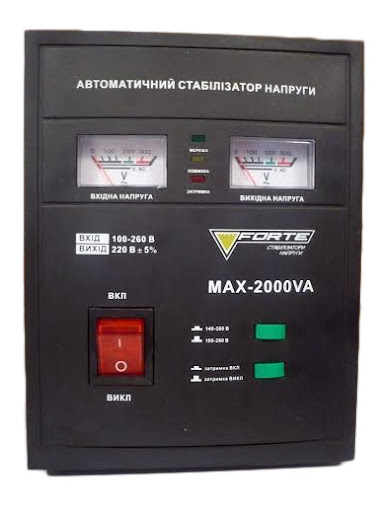 Стабилизатор напряжения Forte MAX-2000VA в интернет-магазине, главное фото