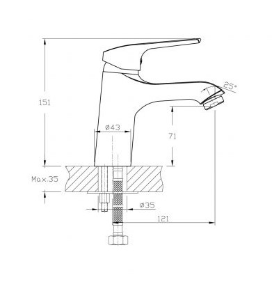 Koller Pool Twist (TW0200) Габаритні розміри