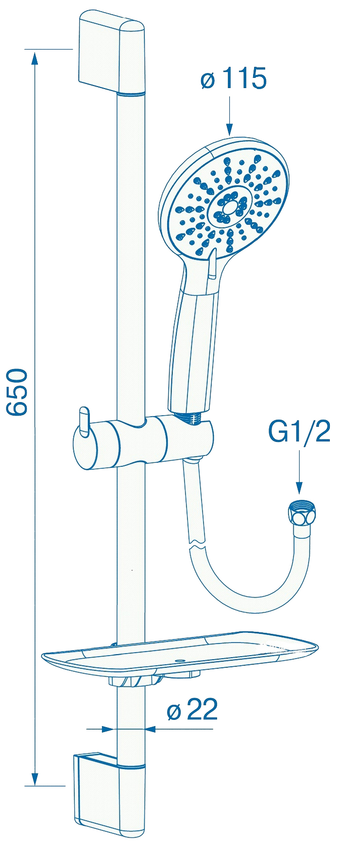 Koller Pool EDGE (ED0200+ED0400+KR020) Габаритные размеры