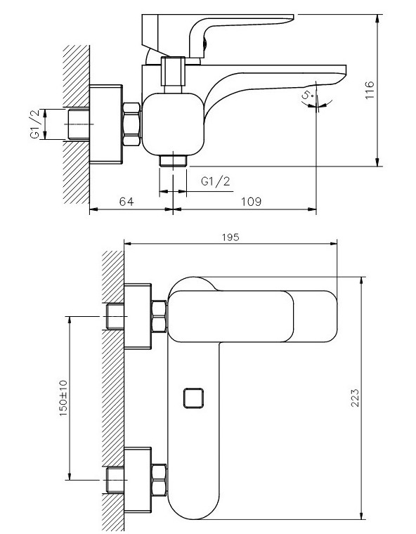 Koller Pool Trend (TR0100) Габаритные размеры