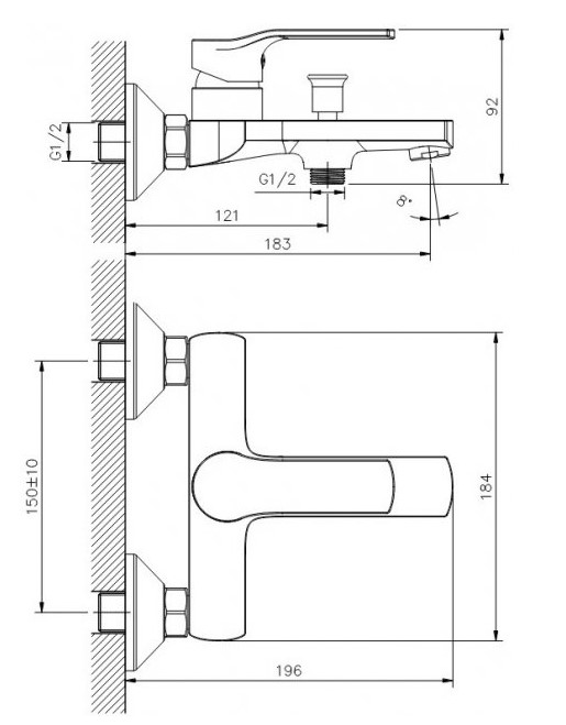 Koller Pool STREAM (ST0100) Габаритні розміри