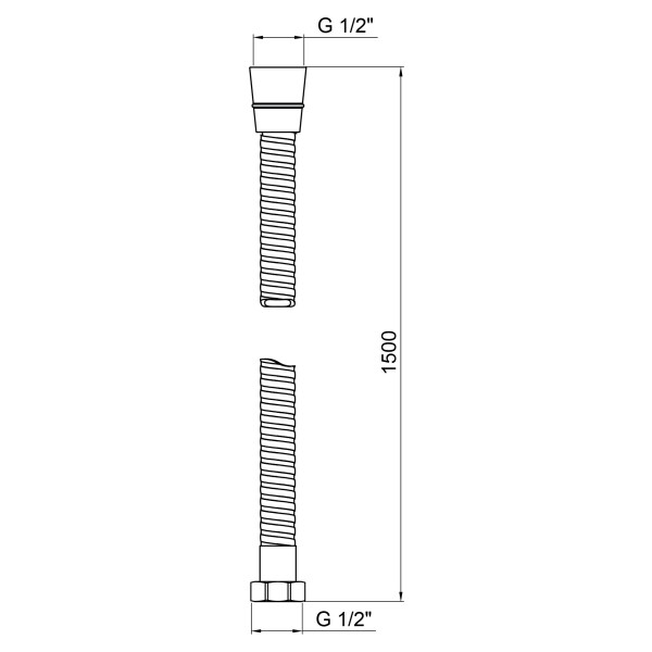 Lidz Niagara 01 Chrome LDNIA01CRM22147 Габаритні розміри