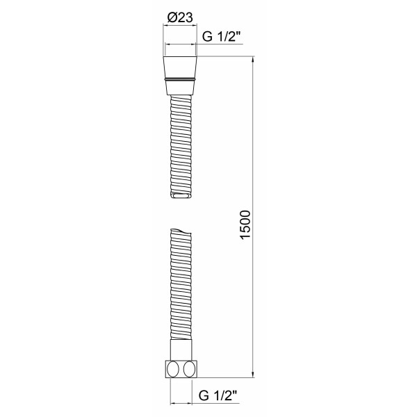 Lidz Niagara 03 Chrome LDNIA03CRM35452 Габаритні розміри