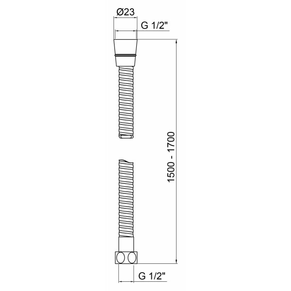 Lidz Niagara 06 Chrome LDNIA06CRM35454 Габаритні розміри