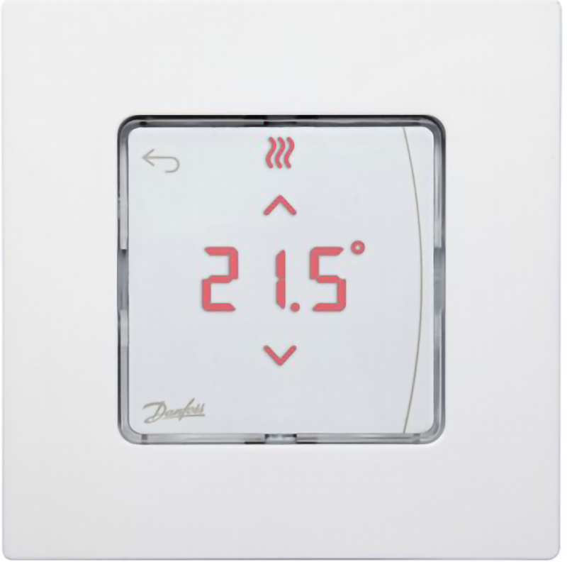Терморегулятор для водяного теплого пола Danfoss Icon RT Display On-Wall (088U1055)