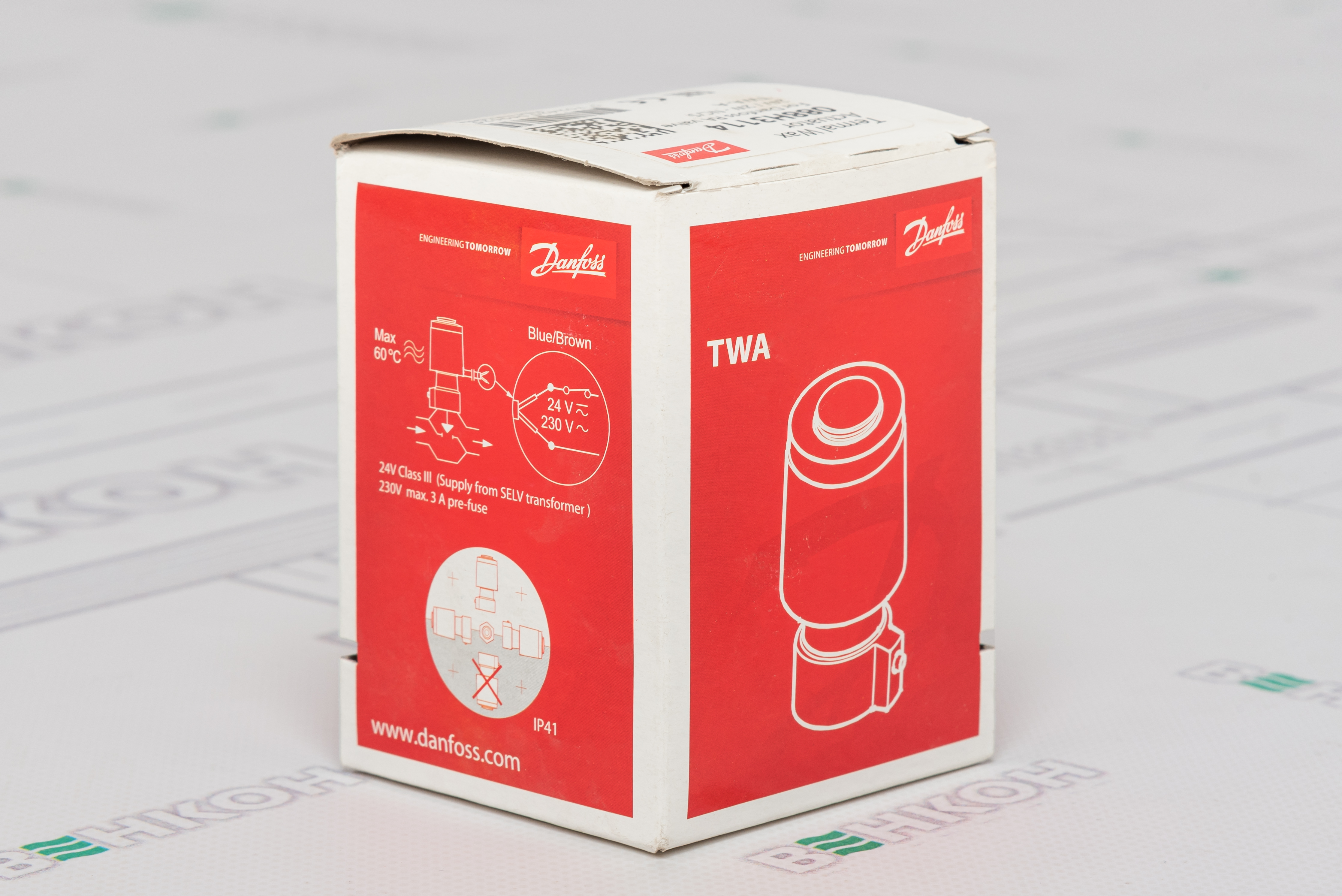 Термопривід Danfoss TWA-A NC/S (088H3114) інструкція - зображення 6