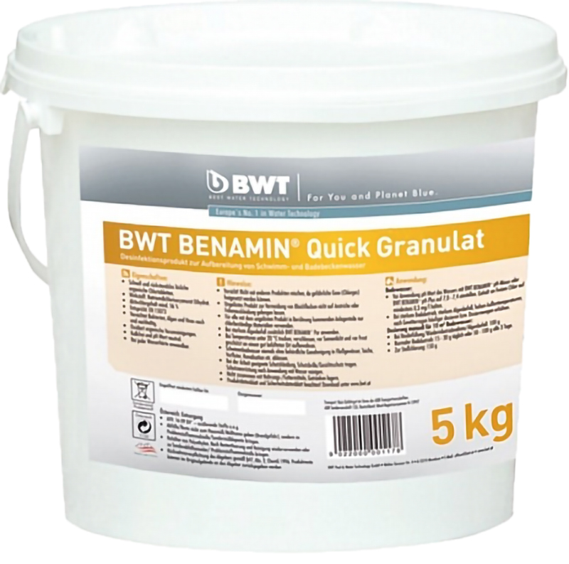 Быстрораственные гранули BWT Benamin Quick 5 кг (94336) в интернет-магазине, главное фото