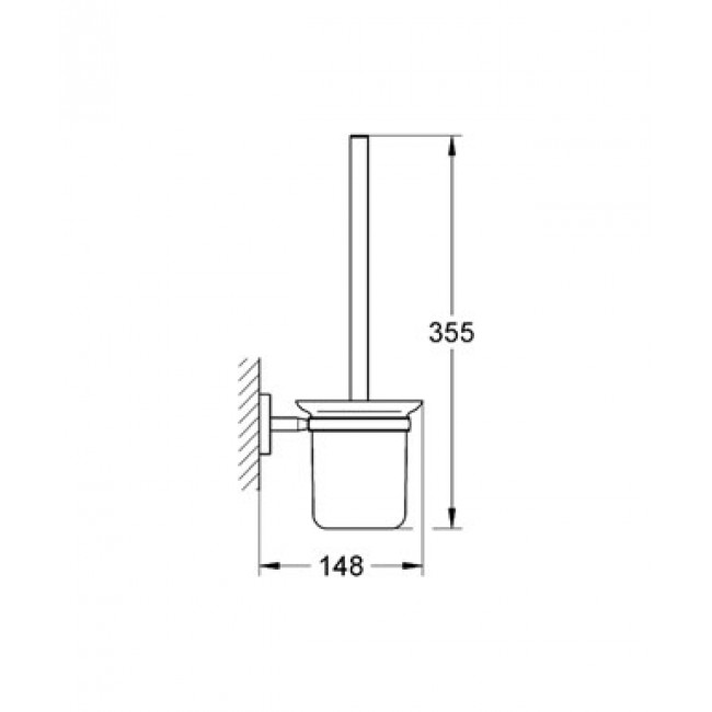 Grohe Rapid SL 6 в 1 39000000 Габаритные размеры