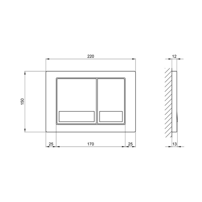 Q-Tap Nest QT0111M06029SAT Габаритные размеры