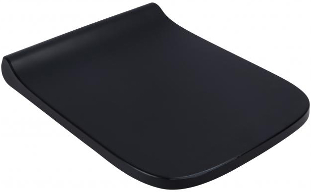 Прямоугольное сиденье для унитаза Q-Tap Tern Slim QT99HY2238MB