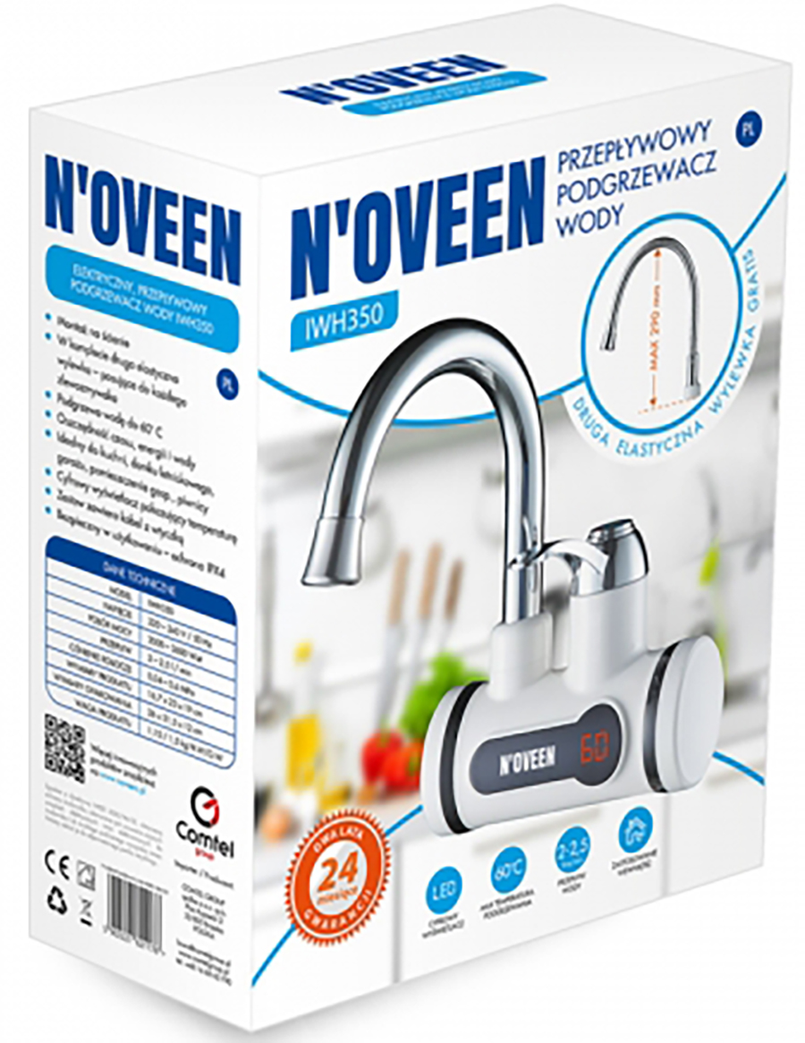 Проточный водонагреватель Noveen IWH350 отзывы - изображения 5