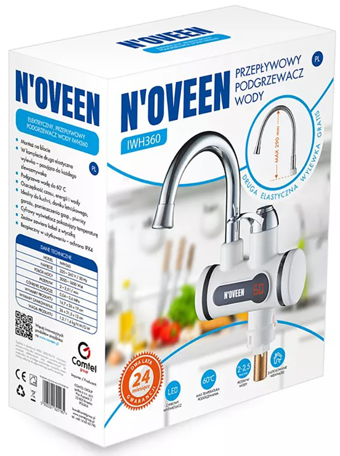 в продаже Проточный водонагреватель Noveen IWH360 - фото 3