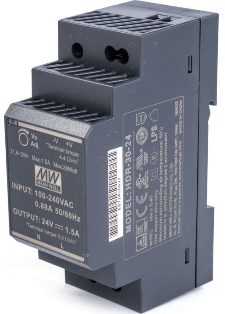 Mean Well 36W 24V AC/DC (HDR-30-24)