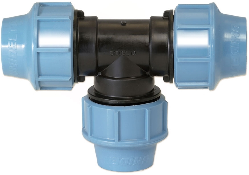 Тройник Unidelta Ø32 PN16 PP-B (УФ защита) (1005)
