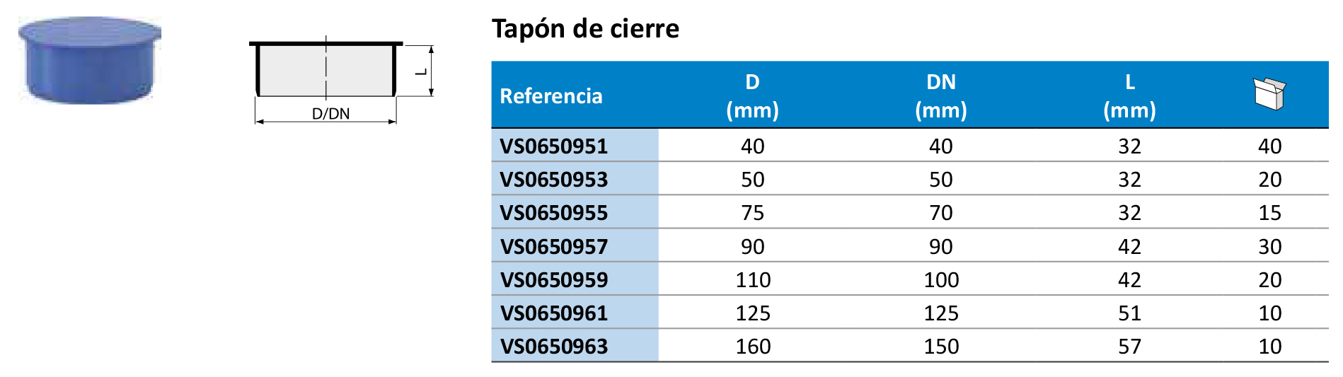 Valsir Triplus® Ø75 (VS0650955) Технічні характеристики