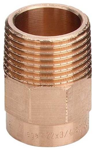 Ниппель Viega 94243G Ø22x3/4" Н (100322)