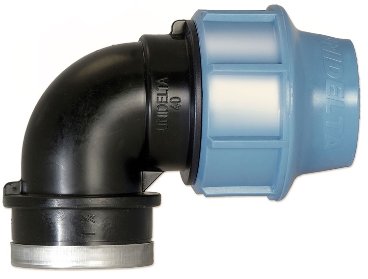 Колено Unidelta Ø20x3/4" В PN16 PP-B (УФ защита) (1009)
