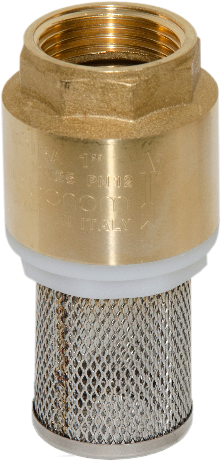 Зворотний клапан для води Bonomi Loira з сіткою 1" (10300008) в інтернет-магазині, головне фото