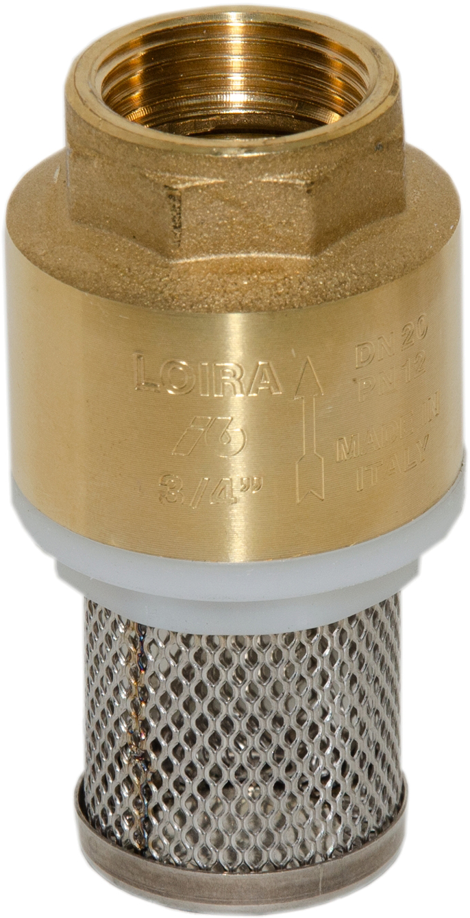 Зворотний клапан для води Bonomi Loira з сіткою 3/4" (10300006)