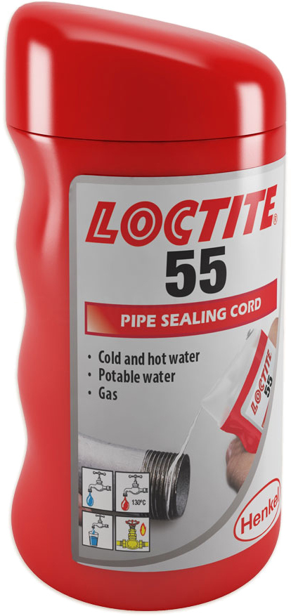 Відгуки нитка поліамідна для пакування Henkel Loctite 55 160 м (2663209)