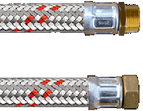 Шланг антивібраційний прямий Рarigi AVC-Z DN25 1" ВЗ 0,7 м (658412402700) в інтернет-магазині, головне фото