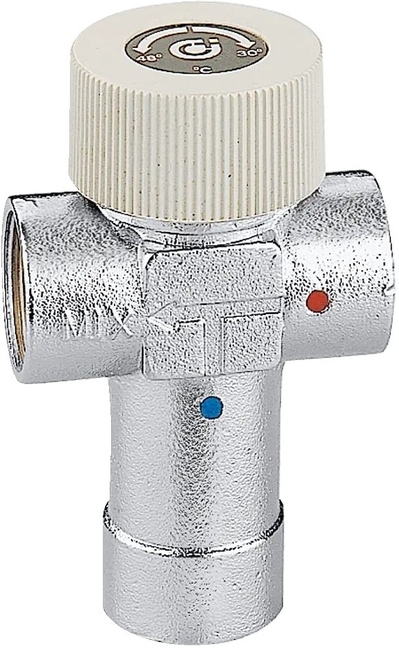 Регульований термостатичний змішувач Caleffi 1/2 30-48°C (520430)