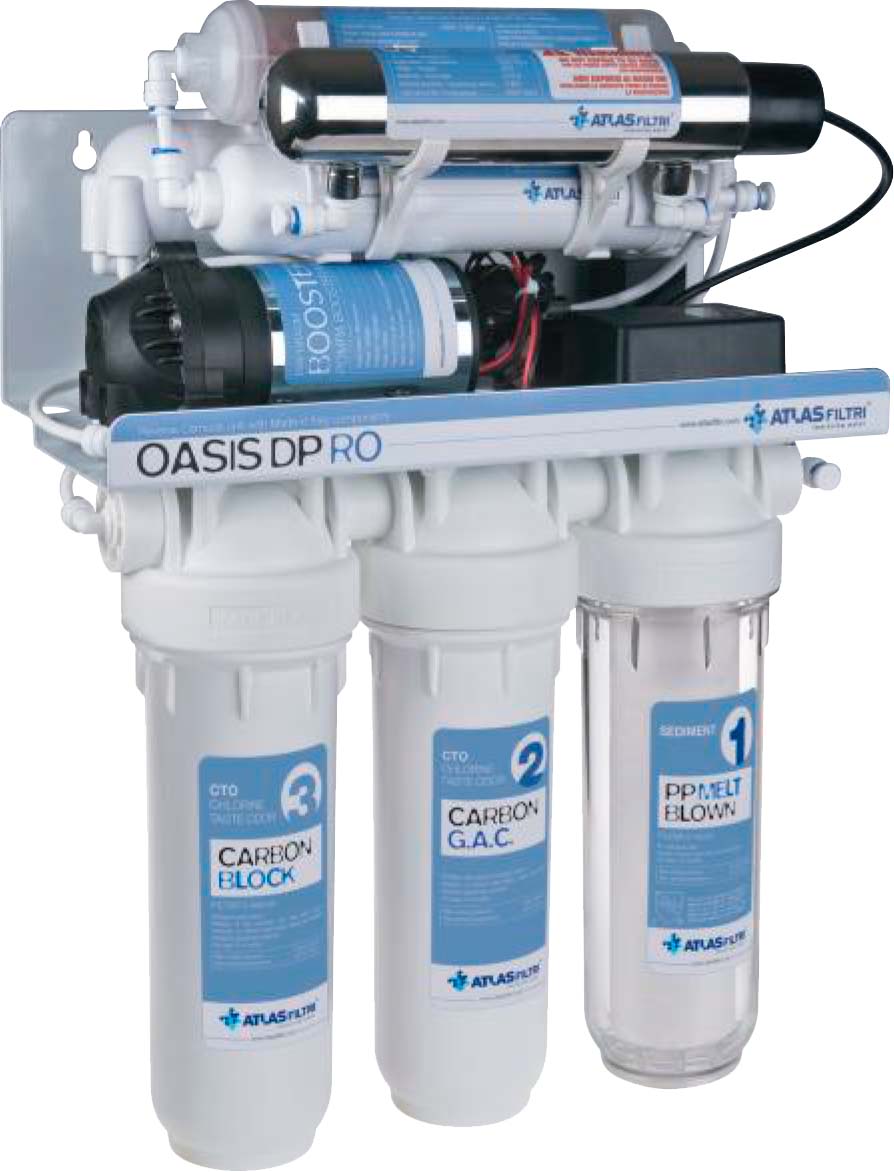 Фільтр для води Atlas Filtri Oasis DP PUMP-UV (УФ-лампа, насос, мінералізатор) RE6075340 ціна 19177 грн - фотографія 2