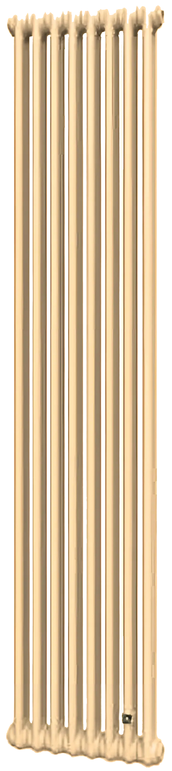 Трубчатый радиатор DeLonghi Multicolumn 1800 2 колонны 8 секций, конф.D, нижнее 1/2" (0Q10218000800D0Bronze)