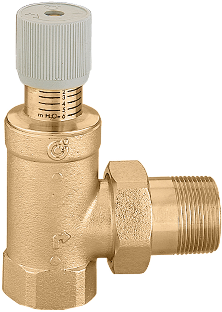Дифференциальный перепускной клапан Caleffi Ø1 1/4" 10 bar 0÷110°C 0,1÷0,6 bar (519700)