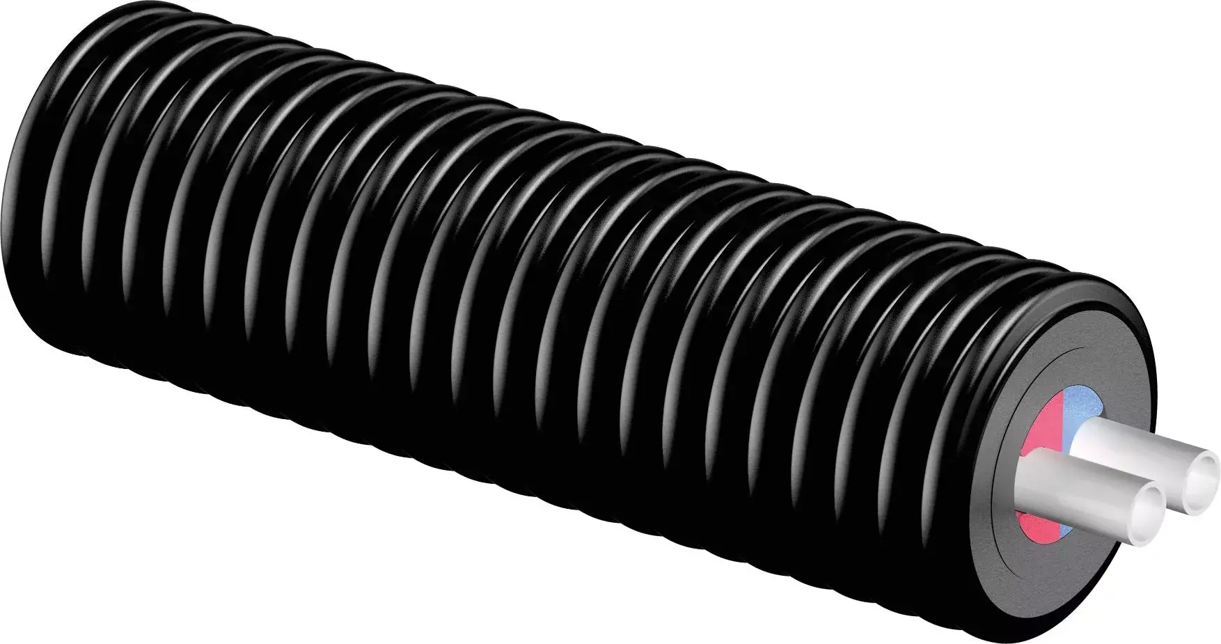 Попередньоізольована труба Uponor Ecoflex Varia Twin PN6 2xØ40x3,7 мм/140 мм (1018240)
