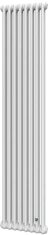 Трубчатый радиатор Delonghi Multicolumn H=1800 (межосевая 1730 мм) 2-8 (секций) конф.D (нижнее 1/2") Δt50=1022 W RAL9016 (0Q00218000800D0) в интернет-магазине, главное фото
