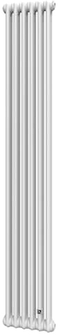 Трубчастий радіатор Delonghi Multicolumn H=2000 (міжосьова 1930 мм) 2-6 (секцій) конф.D (нижнє 1/2") Δt50=854 W RAL9016 (0Q00220000600D0)