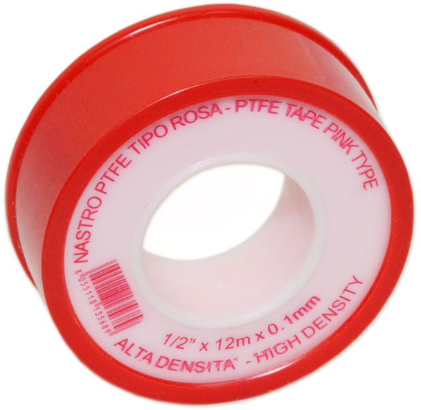 Купить лента высокотемпературная красная тефлоновая ptfe GoPlast (1/2″) 12 мм х 12 м х 0,1 мм (1343ROS000) в Кропивницком