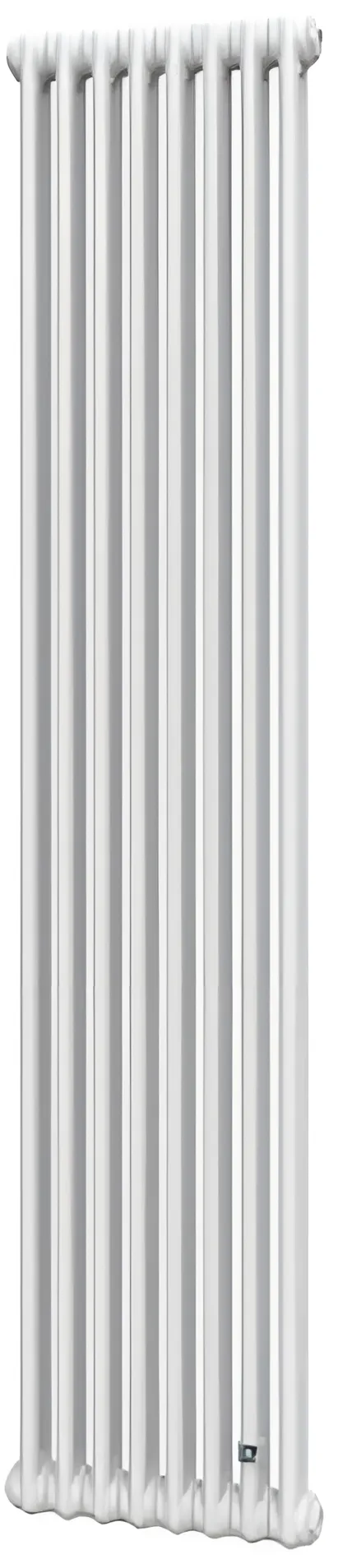 Трубчастий радіатор DeLonghi Multicolumn 1800 2 колони 8 секцій бокове 1/2 RAL9016 (0Q0021800080000)