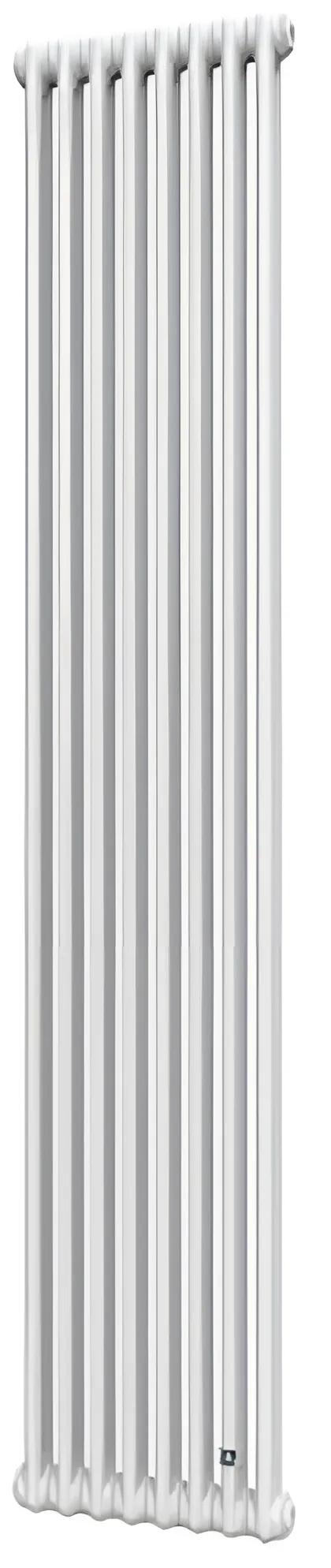 Трубчастий радіатор DeLonghi Multicolumn 2000 2 колони 8 секцій бокове 1/2 RAL9016 (0Q0022000080000) в інтернет-магазині, головне фото
