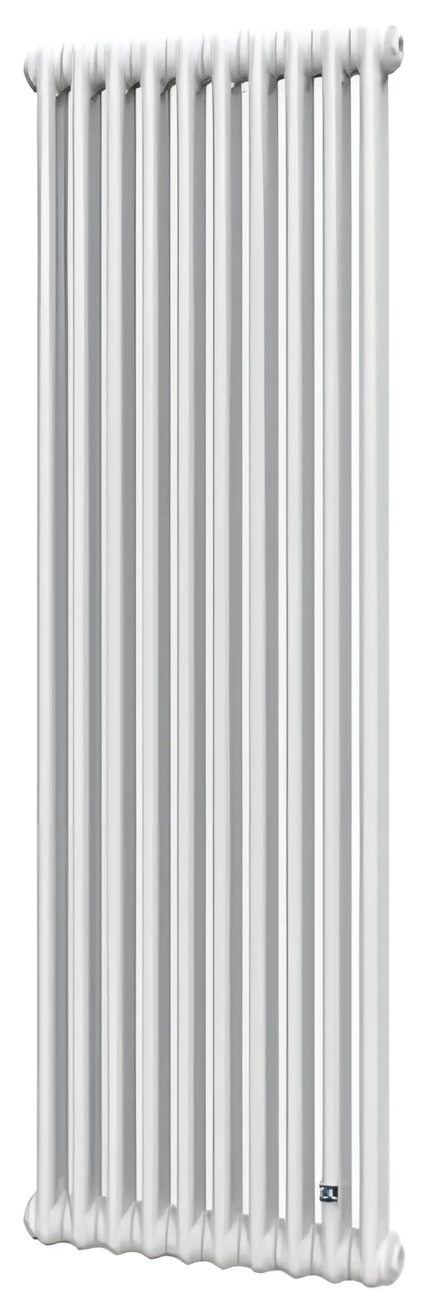 Трубчатый радиатор DeLonghi Multicolumn 1500 2 колонны 10 секций боковое 1/2 RAL9016 (0Q0021500100000)