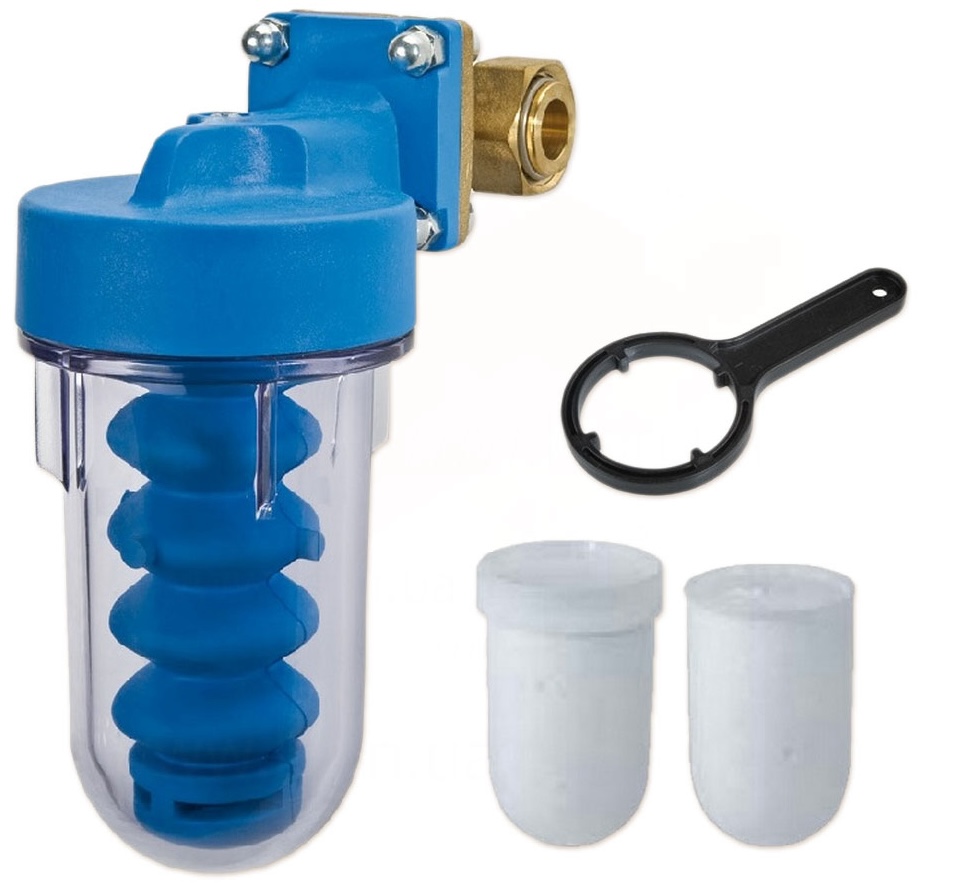 Механический фильтр очистки воды Atlas Filtri DosaPlus 4 1/2" + 2 картриджа (умягчение) KIT (RE4050214)