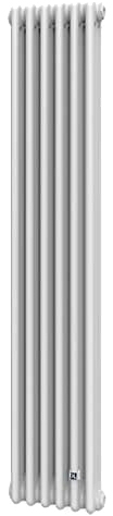 Трубчатый радиатор Delonghi Multicolumn H=1500 (межосевая 1430 мм) 3-6 (секций) конф.0 (боковое 1/2") Δt50=864 W RAL9016 (0Q0031500060000)