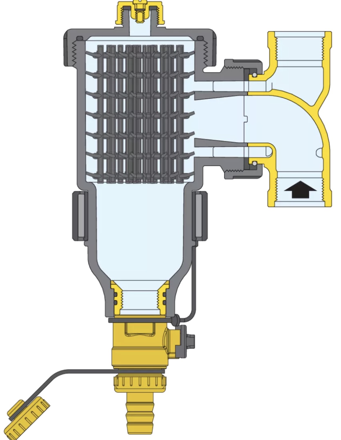 Дешламатор Caleffi Dirtmag 3/4 "універсальний з магнітом, композит (545305) ціна 4906 грн - фотографія 2