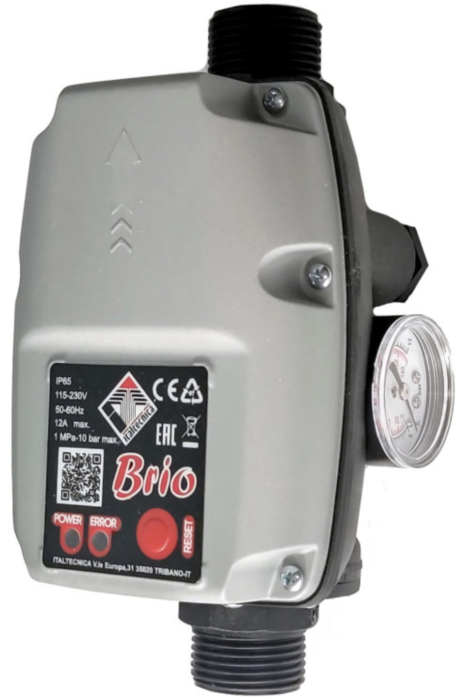 Реле тиску Italtecnica BRIO 1" з манометром в інтернет-магазині, головне фото